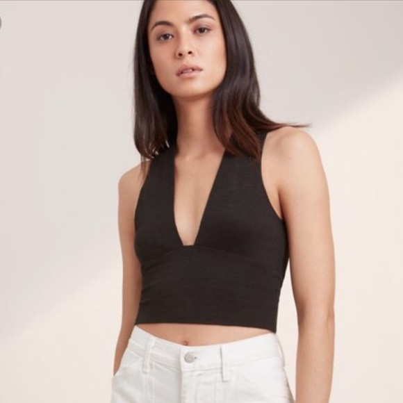 Aritzia Tops - Aritzia Wilfred Free Black Valeria Top